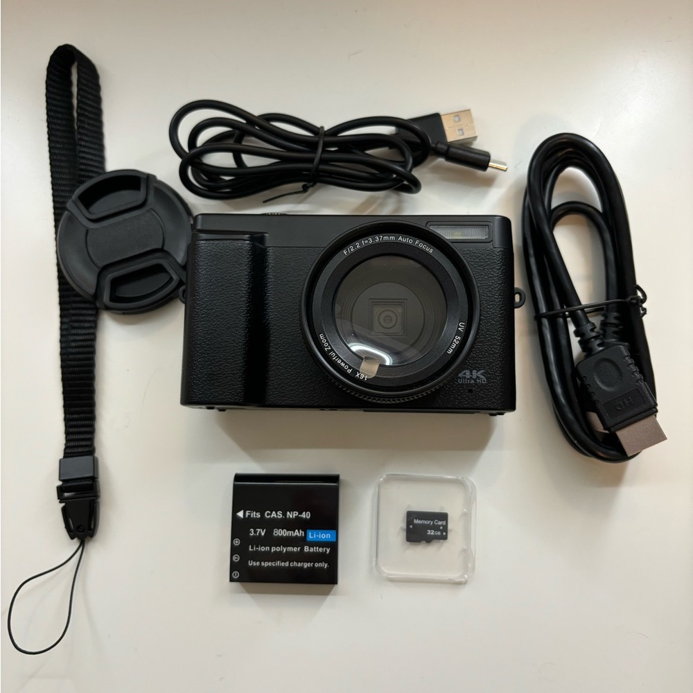 black digital camera